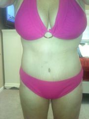1/25/10 1 week post op from thigh lift and 2 months post op from tummy tuck and breast lift with implants plus a ton of lipo :)  my arms aren't long enough to get my head in lol.