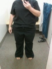 11-13-09
243 lbs
wearin' my old XL scrubs, they're too big now! crazy!
MOST RECENT UPDATE: Down 38.5 lbs in 20 wks and 56.5 inches down!!!! Size 22 to 18 so far!