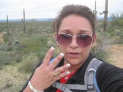 02 26 10
9 mile trail run/hike on Sonoran Desert Preserve!
(mile 4)