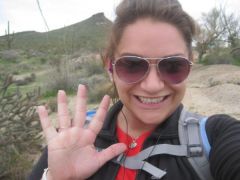 02 26 10
9 mile trail run/hike on Sonoran Desert Preserve!
(mile 5)