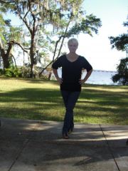 153lbs.. My in my back yard!! Loving Life!!