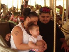 My family and I.My husband is my biggest supporter.