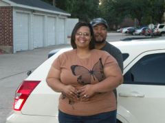 May 2009--My Hubby and I on our 4th anniversary