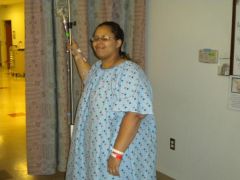 On my first walk after surgery