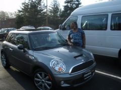 The MINI Cooper S is my dream car...I bought it in April once I got approved for the surgery...knowing I wouldn't always be the heavy girl in the cute little sports car.
Banded July 1, 2009