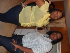 me and my aunt, she's 1 yr older than me.