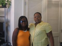 my face was huge, my daughter and I