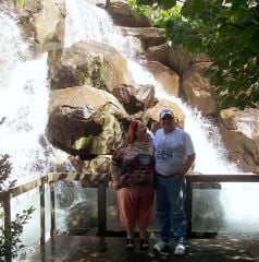 me and my husband in Seattle.