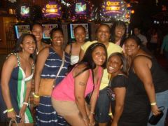 Notice how I made sure people were in front of me