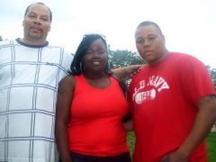 Me and the middle with my hubbie and father in law