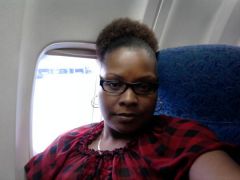 Fittin comfy in air plane seat