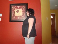 Two weeks pre-op and 4 days on pre-op diet. 259 lbs. 13lbs lost. 8/18/09