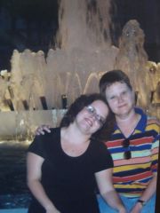 Me and mom in New Orleans 11/1999. About 165-170 lbs.