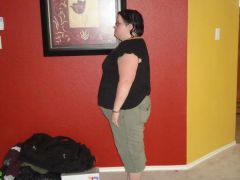 Day before surgery 8/31/09 250 lbs