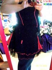this is the dress i bought online the 1st week out of surgery, and of course it didnt fit then but wow, it fits now. its a little tight but i was able to zip it up!