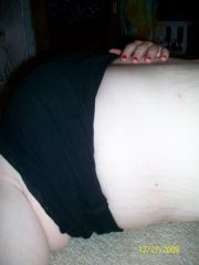 laying down