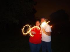 4th July 2009 with hubby