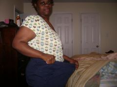 Side view work pants size 50.