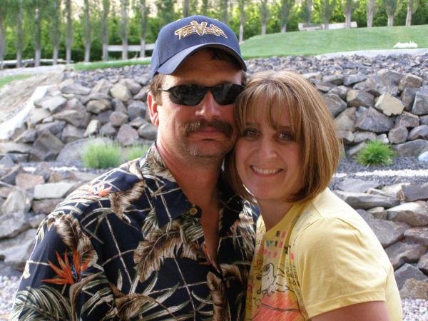 Hubby & me