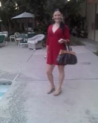 me and my new tummy...still swollen and very sore..walking a little hunched...but i think i pulled it off...lmao