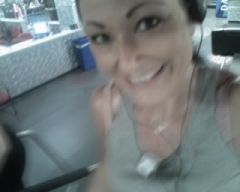 just up in the gym working on my fitness....lmao