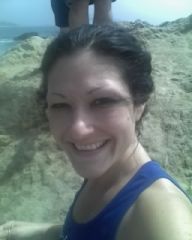 rock climbing with my son...getting up was easy...getting back down wasn't too much fun!!!!!!!! ;-(