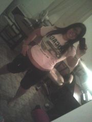 What I look like before bed...haha. P.S. this shirt is a youth Medium. Who would have thought I would go from 2x to that?!