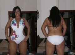04/18/10 Almost 8 month post surgery, minus 87 pounds. 3 months until Vegas, trying to get my body ready to wear this bathing suit in public.