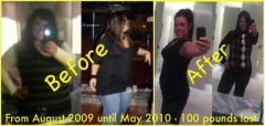 Not the best pic quality, but officially 100 lbs gone FOREVER