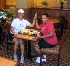 Me & BFF @ hotel b4 5K Aug2009