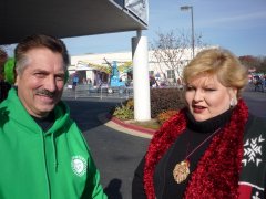 Dave Mary,,,my choir director and his fav. soprano, I just know it!  pre-band