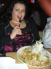 Yummy salad at the cheesecake factory