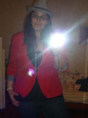 The red blazer. <3