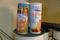 Great Value brand of Chrystal light.  Guilt free drinking.  People have tried it and said this can not be sugar free!