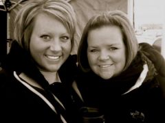 On the left at a football game! down about 30 lbs