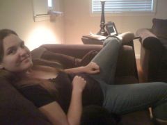 My hunny took this 'cuz he said I was looking exceptionally skinny and I said my normal answer of "no"