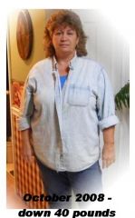 October 2008 - Down 40 pounds