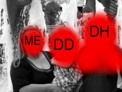 October 2009.. me, dd, dh in Houston.