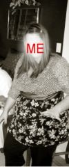 No, sadly, I was not pregnant in this photo. Winter 2008.