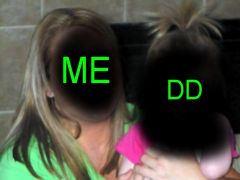 October 2009- me and DD.