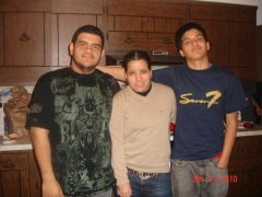 With my cousins
