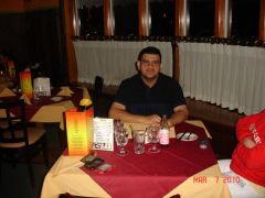 In a restaurant with a good restriction already .