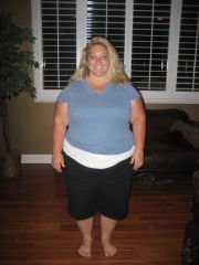 Start weight 270 =(
The night before my surgery..August 2008