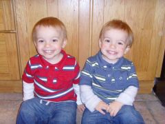 Logan and Lucas, age 2