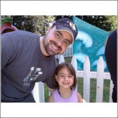 My husband and daughter