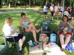 On the far right, I was at my largest, in a size 3X!  I think I weighed around 262 lbs.