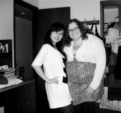 This is in August, so I was about 3 months out--and about 30-35 lbs. lighter.