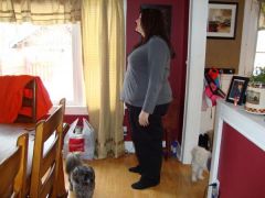 7 weeks post op - these pants are big and make my butt look big, LOL, they went to the garage sale pile.