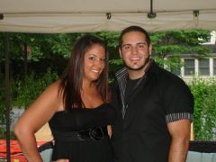 with my brother... about 219lbs