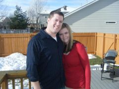 Adam and I on Thanksgiving 09